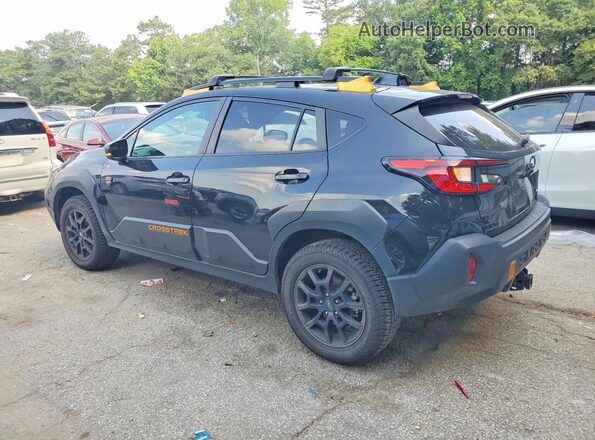 4S4GUHT68R3806449 2024 SUBARU CROSSTREK Черный Задняя левая четверть