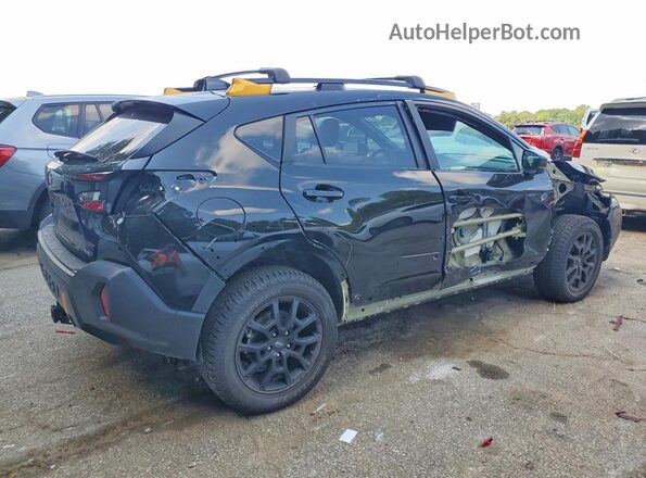 4S4GUHT68R3806449 2024 SUBARU CROSSTREK Черный Задняя правая четверть