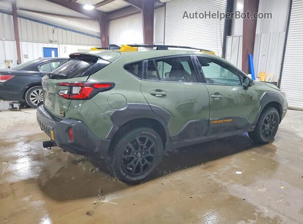 4S4GUHT6XS3767479 2025 SUBARU CROSSTREK Green Задня права чверть