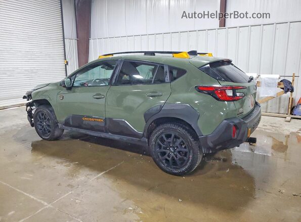4S4GUHT6XS3767479 2025 SUBARU CROSSTREK Green Задня ліва чверть