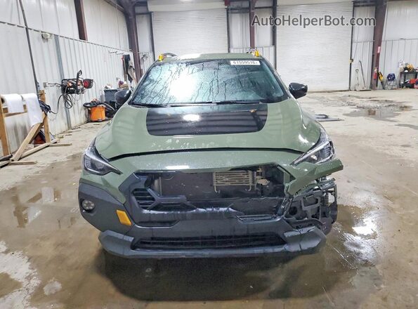 4S4GUHT6XS3767479 2025 SUBARU CROSSTREK Green Вид спереду