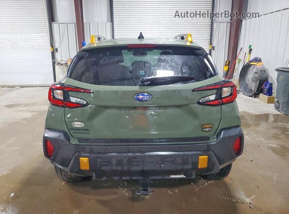 4S4GUHT6XS3767479 2025 SUBARU CROSSTREK Green Вид ззаду