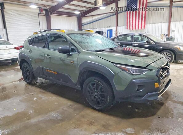 4S4GUHT6XS3767479 2025 SUBARU CROSSTREK Green Передня права чверть