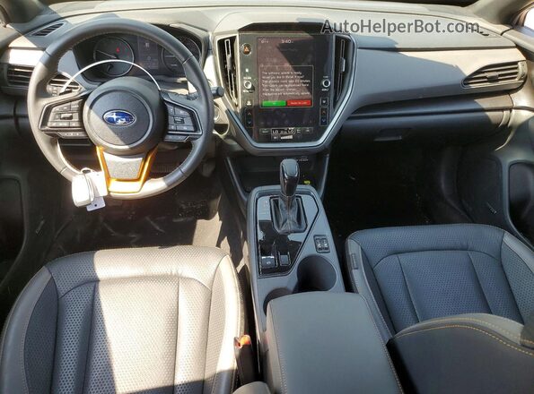 4S4GUHU61R3729468 2024 SUBARU CROSSTREK Зеленый Вид панели приборов