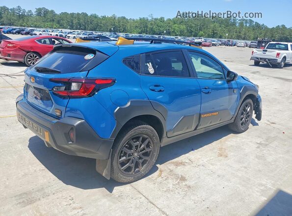 4S4GUHU61S3719562 2025 SUBARU CROSSTREK Blue Trasero derecho