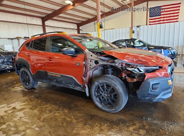 4S4GUHU61S3750553 2025 SUBARU CROSSTREK Orange Передня права чверть