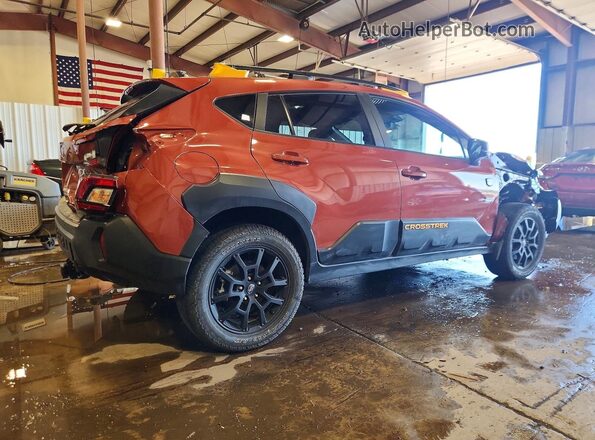 4S4GUHU61S3750553 2025 SUBARU CROSSTREK Orange Задня права чверть