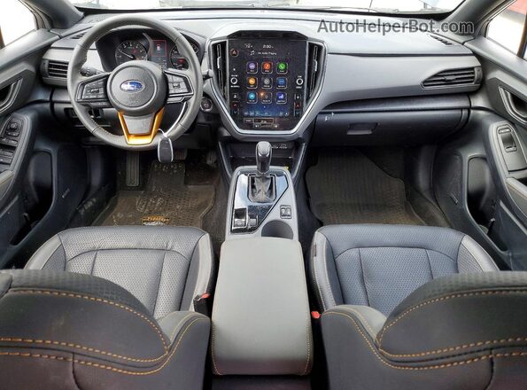 4S4GUHU62R3778226 2024 SUBARU CROSSTREK Серый Вид панели приборов