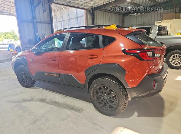 4S4GUHU62R3812147 2024 SUBARU CROSSTREK Orange Rear left