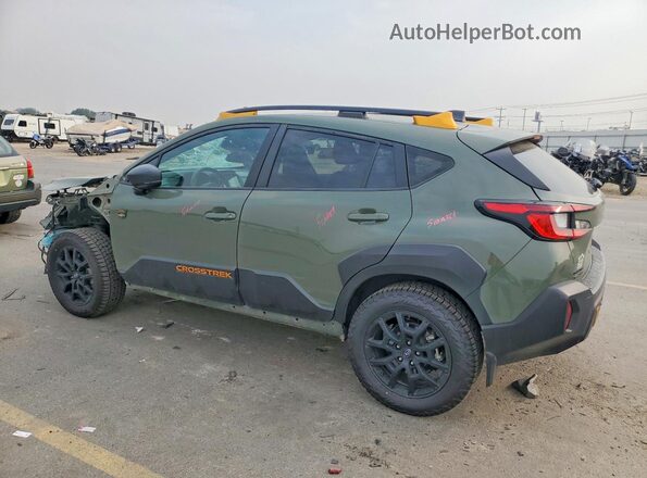 4S4GUHU62R3824640 2024 SUBARU CROSSTREK Green Հետևի ձախ