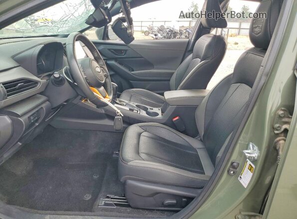 4S4GUHU62R3824640 2024 SUBARU CROSSTREK Green Սալոնի դիմացի տեսք