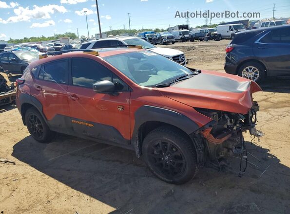 4S4GUHU62S3746866 2025 SUBARU CROSSTREK Orange Передня права чверть