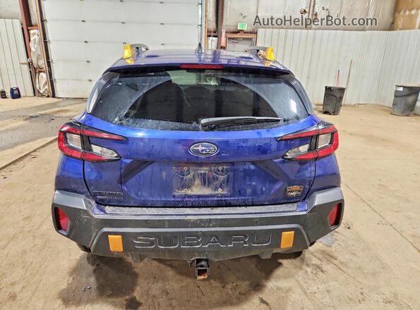 4S4GUHU63R3775934 2024 SUBARU CROSSTREK Blue Vista trasera