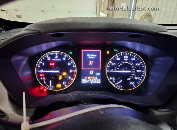4S4GUHU63R3775934 2024 SUBARU CROSSTREK Blue Vista del cuadro de instrumentos