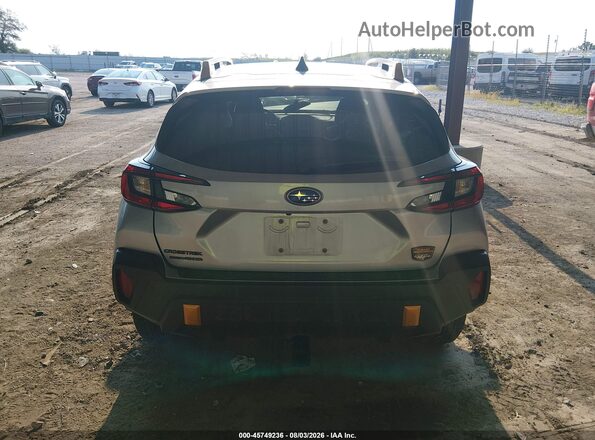 4S4GUHU64S3700519 2025 SUBARU CROSSTREK Silver 