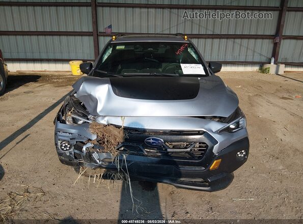 4S4GUHU64S3700519 2025 SUBARU CROSSTREK Silver Widok zestawu wskaźników