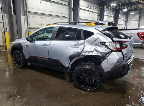 4S4GUHU66R3764068 2024 SUBARU CROSSTREK Silver Tył lewy