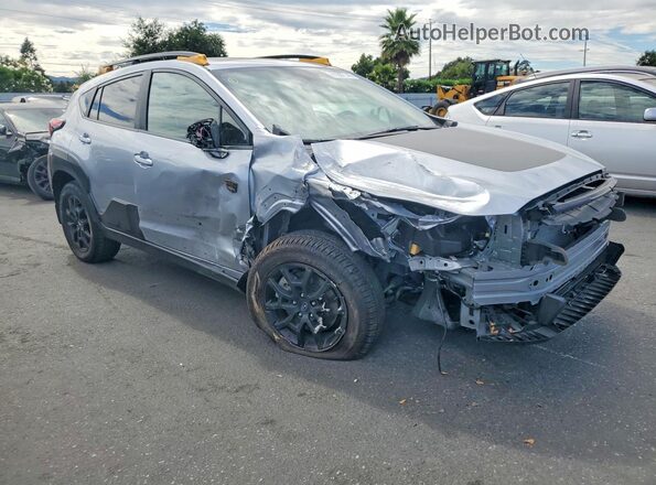 4S4GUHU66S3741685 2025 SUBARU CROSSTREK Silver წინა მარჯვენა