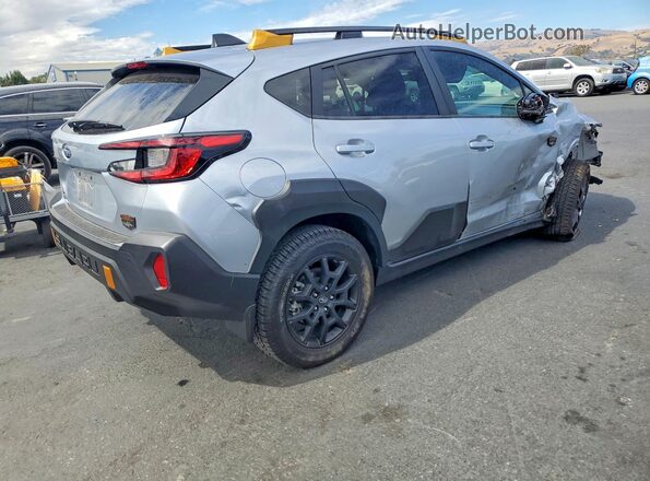 4S4GUHU66S3741685 2025 SUBARU CROSSTREK Silver უკანა მარჯვენა