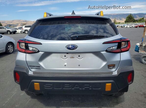 4S4GUHU66S3741685 2025 SUBARU CROSSTREK Silver უკანა ხედი