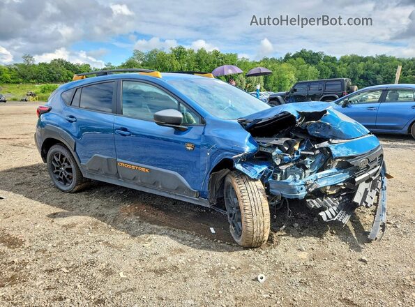 4S4GUHU66S3777490 2025 SUBARU CROSSTREK Blue Przód prawy