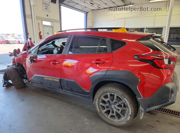 4S4GUHU67S3744689 2025 SUBARU CROSSTREK Red Հետևի ձախ