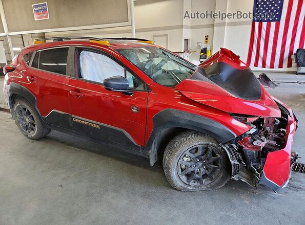 4S4GUHU67S3744689 2025 SUBARU CROSSTREK Red Առջևի աջ