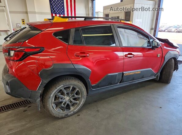 4S4GUHU67S3744689 2025 SUBARU CROSSTREK Red Հետևի աջ