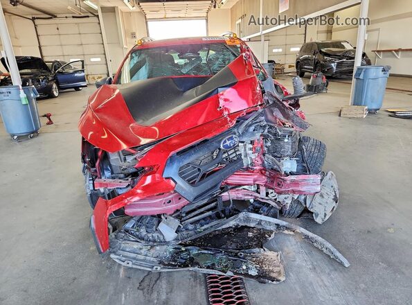4S4GUHU67S3744689 2025 SUBARU CROSSTREK Red Դիմացի տեսք