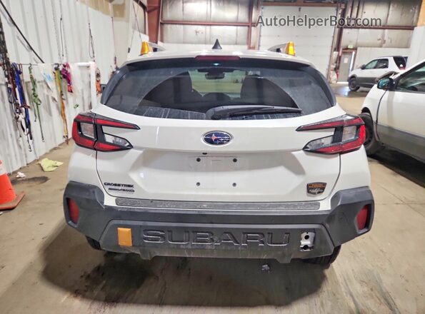 4S4GUHU67T3780979 2026 SUBARU CROSSTREK White უკანა ხედი