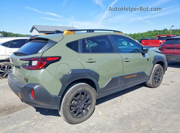 4S4GUHU68R3778053 2024 SUBARU CROSSTREK Green Tył prawy