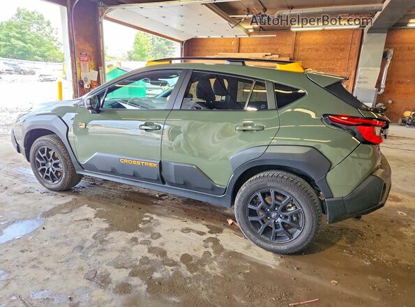 4S4GUHU68R3828112 2024 SUBARU CROSSTREK Green Tył lewy