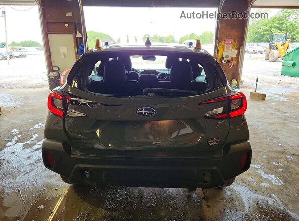 4S4GUHU68R3828112 2024 SUBARU CROSSTREK Green Widok z tyłu