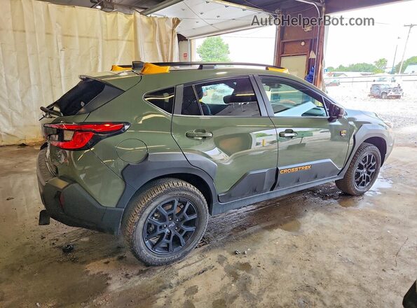 4S4GUHU68R3828112 2024 SUBARU CROSSTREK Green Tył prawy