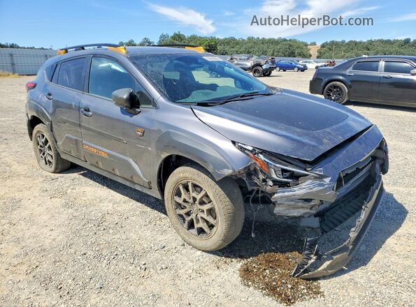 4S4GUHU6XR3808900 2024 SUBARU CROSSTREK Gray Przód prawy