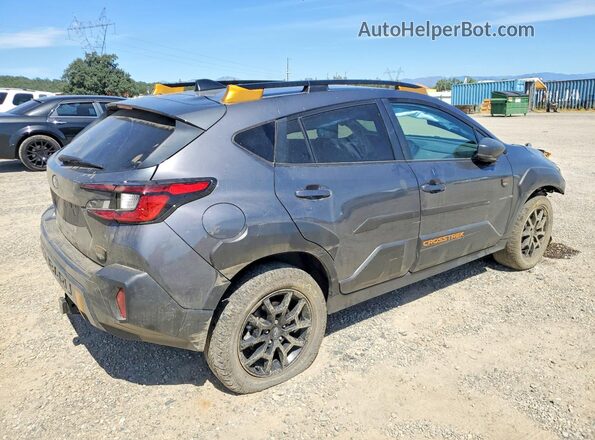 4S4GUHU6XR3808900 2024 SUBARU CROSSTREK Gray Tył prawy