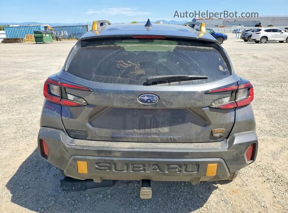 4S4GUHU6XR3808900 2024 SUBARU CROSSTREK Gray Widok z tyłu