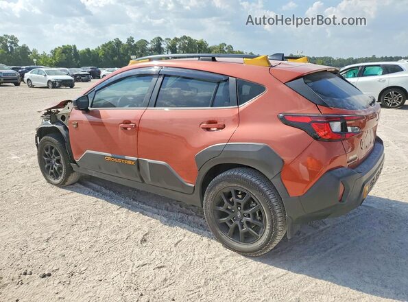 4S4GUHU6XR3822778 2024 SUBARU CROSSTREK Оранжевый Задняя левая четверть