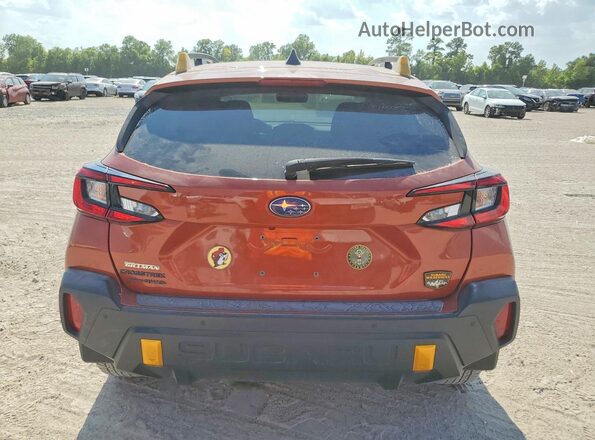 4S4GUHU6XR3822778 2024 SUBARU CROSSTREK Оранжевый Вид сзади