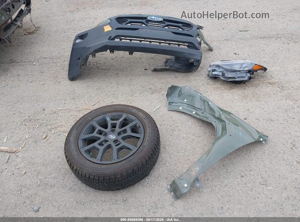 4S4GUHU6XS3770655 2025 SUBARU CROSSTREK Green Vista del cuadro de instrumentos
