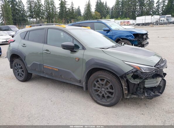 4S4GUHU6XS3770655 2025 SUBARU CROSSTREK Green Vista interior de 360 grados