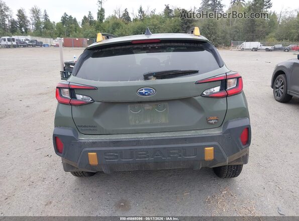 4S4GUHU6XS3770655 2025 SUBARU CROSSTREK Green 
