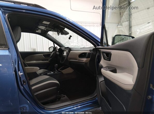 4S4SLDA66T3047669 2026 SUBARU FORESTER Синий Вид салона спереди