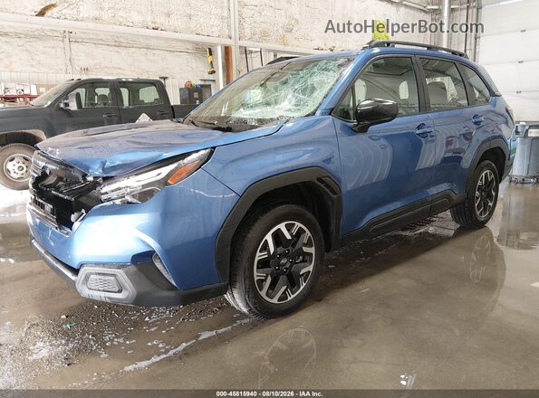 4S4SLDA66T3047669 2026 SUBARU FORESTER Синий Передняя левая четверть