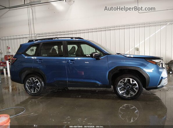 4S4SLDA66T3047669 2026 SUBARU FORESTER Синий Вид задней части салона