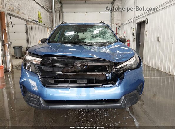4S4SLDA66T3047669 2026 SUBARU FORESTER Синий Вид щитка приборов