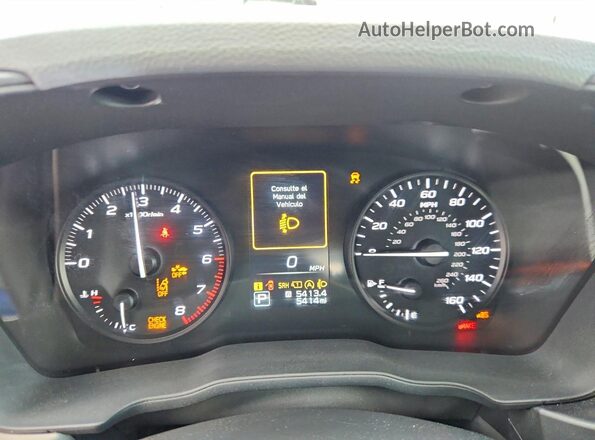 4S4SLDA67T3051844 2026 SUBARU FORESTER Blue Instrument cluster view