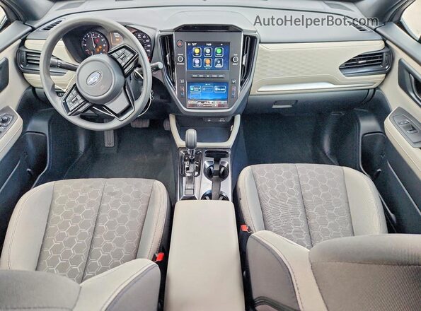 4S4SLDA67T3051844 2026 SUBARU FORESTER Blue Dashboard view