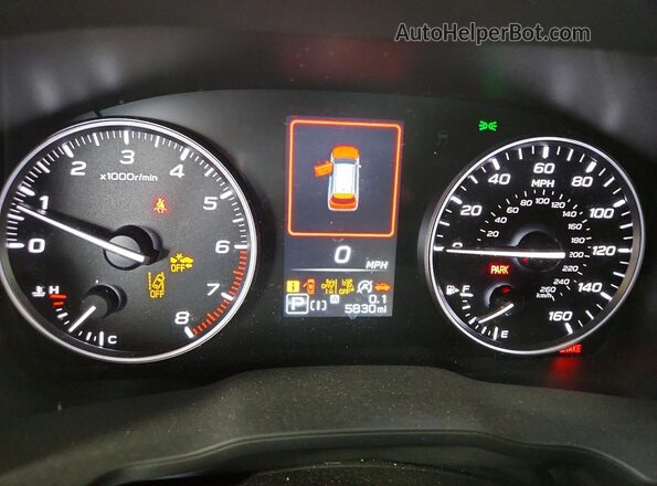 4S4SLDD62T3065890 2026 SUBARU FORESTER Черный Вид щитка приборов