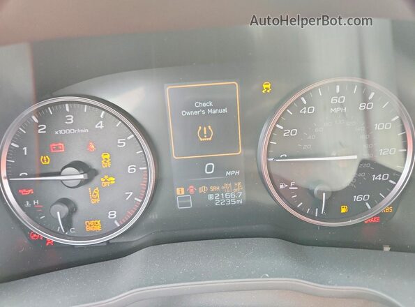 4S4SLDD63T3078308 2026 SUBARU FORESTER Gray Widok zestawu wskaźników